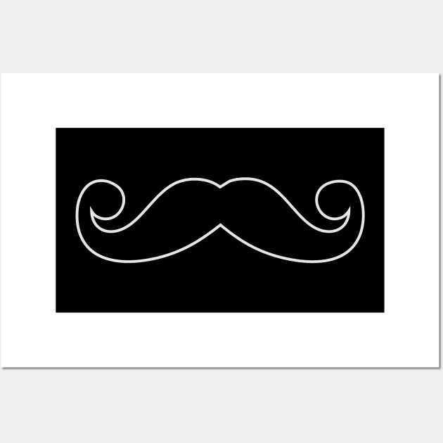 Moustache Wall Art by Imutobi